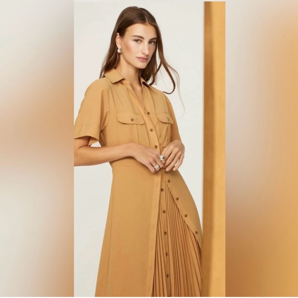ALC Florence Dress in Raffia Beige